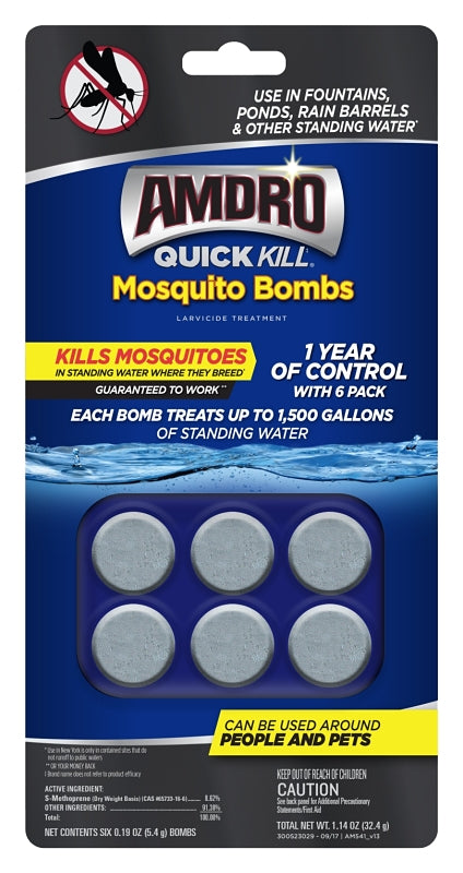 Amdro QUICK KILL 100530552 Mosquito Bomb, Solid