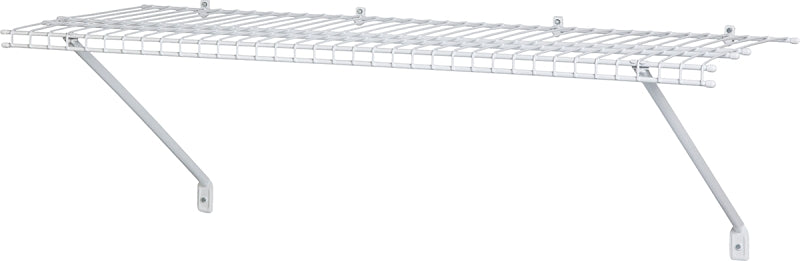 ClosetMaid 1021 Shelf Kit, 24 in L, 12 in W, Steel, White