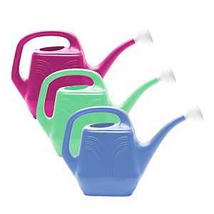 Bloem Classic Series JW82-ASST-8 Watering Can, 2 gal Can, Detachable Spout, Plastic, Assorted