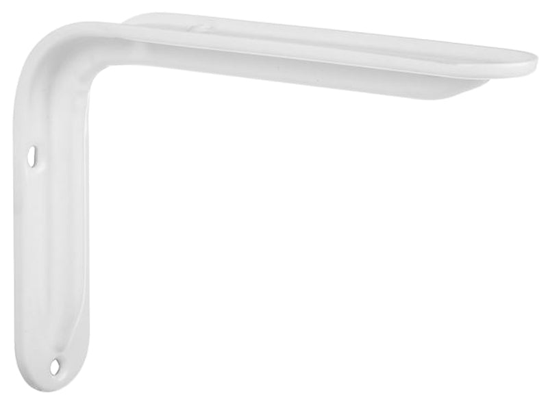 Knape & Vogt Silhouette 217SP WH 12 Shelf Bracket, 12 in L, 8 in H