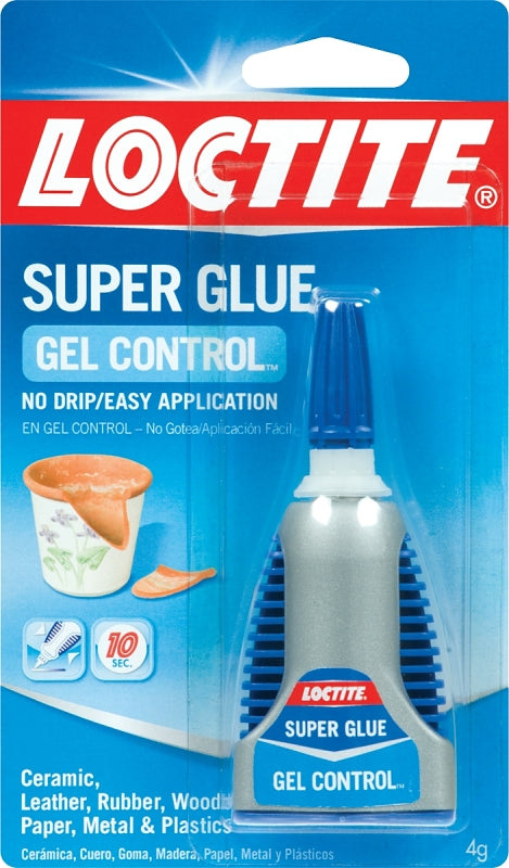 Loctite GEL CONTROL 234790 Super Glue Gel, Gel, Irritating, Clear, 5 g Bottle