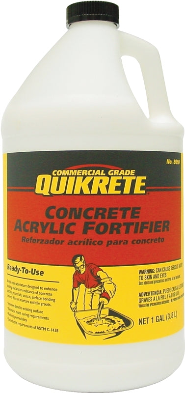 Quikrete 861001 Concrete Acrylic Fortifier, Liquid, 1 gal Bottle