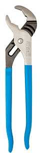 CHANNELLOCK 442 Tongue and Groove Plier, 12 in OAL, 2-1/4 in Jaw Opening, Blue Handle, Cushion-Grip Handle