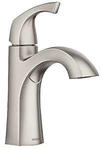 FAUCET BATHROOM 1H SR BRSH NIC