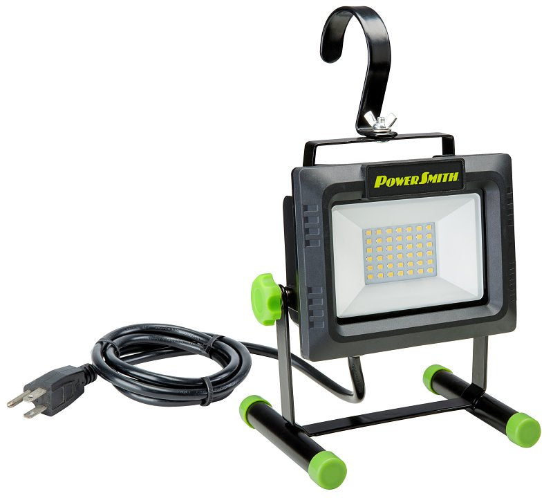 PowerSmith PWLS040H Work Light with Stand, 120 V, 35 W, 1-Lamp, LED Lamp, 4000 Lumens, 5000 K Color Temp