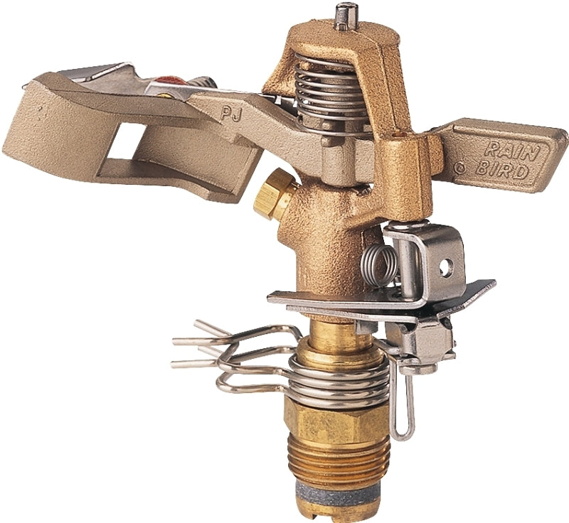 Rain Bird 25PJDAC Impact Sprinkler, 1/2 in Connection, 8 to 12 ft, Brass