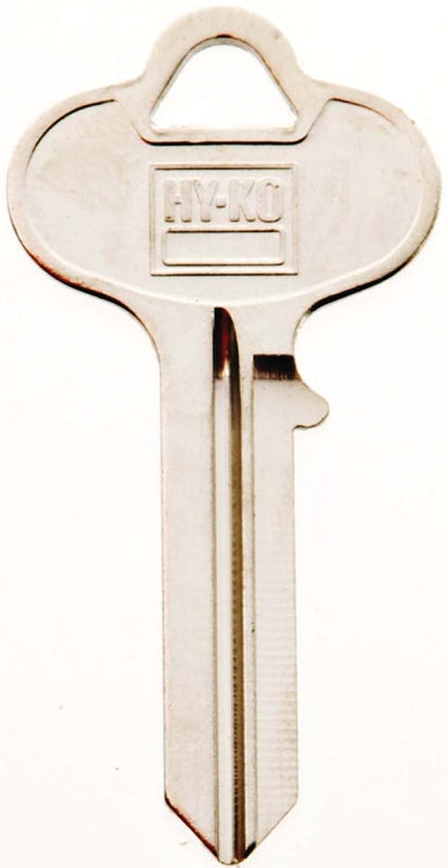 Hy-Ko 11010RU1 Key Blank, Brass, Nickel, For: Russwin and Corbin Cabinet, House Locks and Padlocks