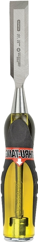 Stanley 16-977 Chisel, 3/4 in Tip, 9 in OAL, Carbon Steel Blade, Ergonomic Handle