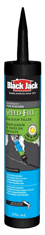 Black Jack 6439-9-66 Crack Filler, Fluid, Black, Mild, 10 fl-oz Tube