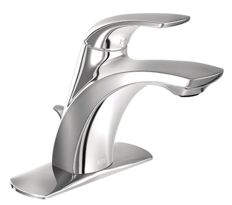 Moen Zarina Series WSL84533 Bathroom Faucet, 1.2 gpm, 1-Faucet Handle, Metal, Chrome Plated, Lever Handle