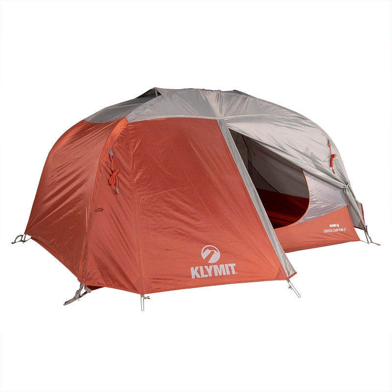 TENT 2-PERSON CRS CNYN RED/GRY