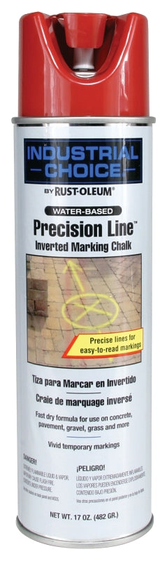 Industrial Choice 205235 Inverted Marking Spray Paint, APWA Red, 17 oz, Can