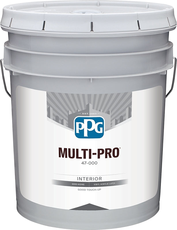 Monarch MOPAKO PRO 47-510/05 Interior Paint, Semi-Gloss Sheen, White, 5 gal, 400 sq-ft Coverage Area