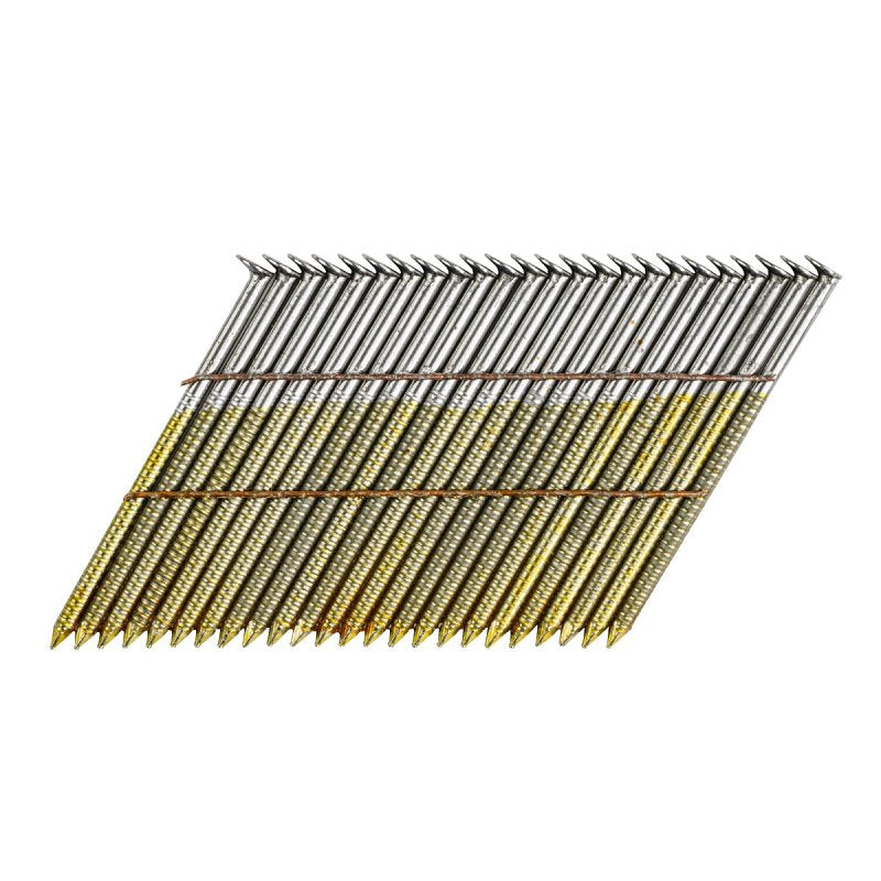 ProFIT 629270 Framing Nail, 3 in L, 10.25 ga, Stainless Steel, Brite, Offset Round Head, Smooth Shank