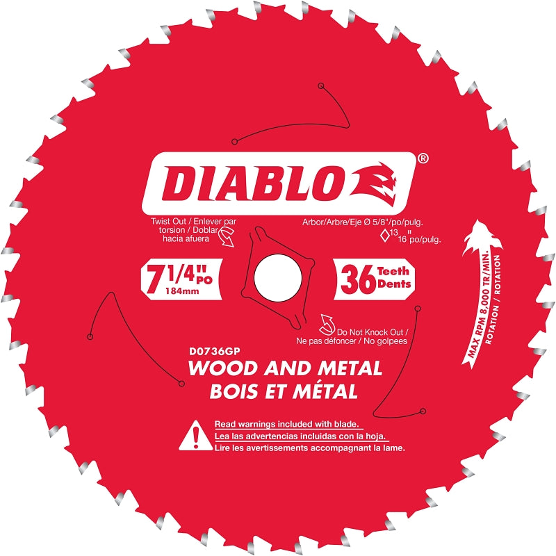 D0736GPA BLADE SAW 36T 7-1/4IN