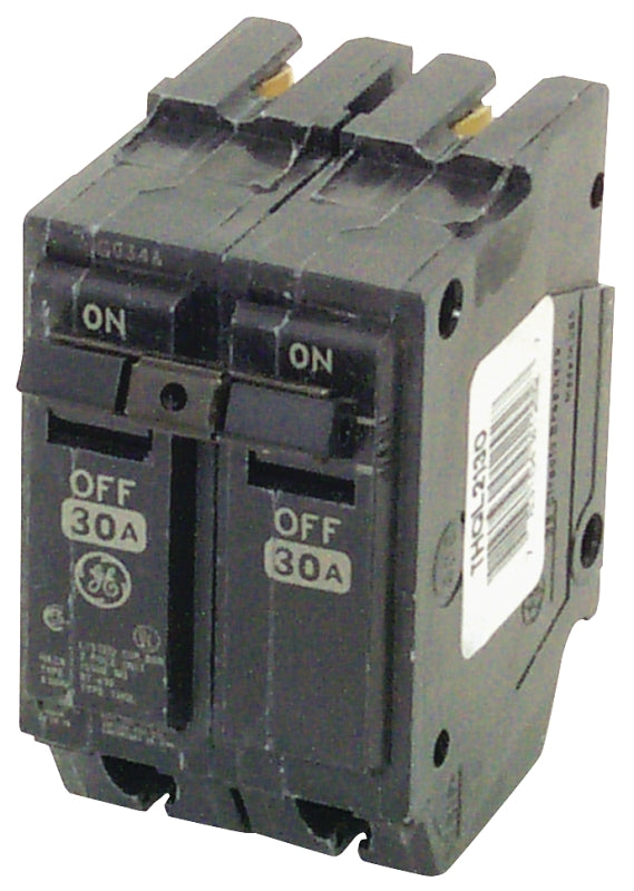 GE Industrial Solutions THQL2130 Feeder Circuit Breaker, Type THQL, 30 A, 2 -Pole, 120/240 V, Plug Mounting