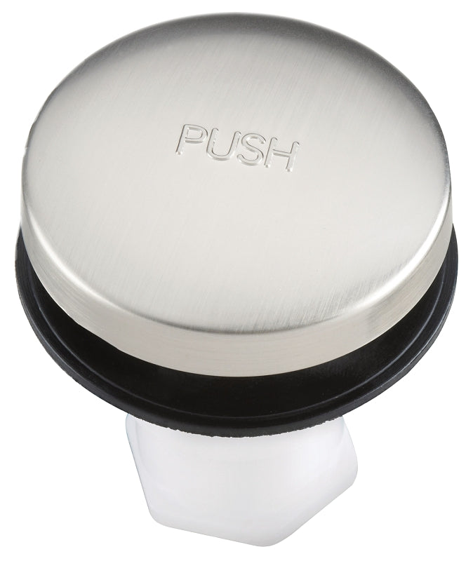 Moen M8659 Tub Drain Stopper, Brushed Nickel, For: Tub Drains