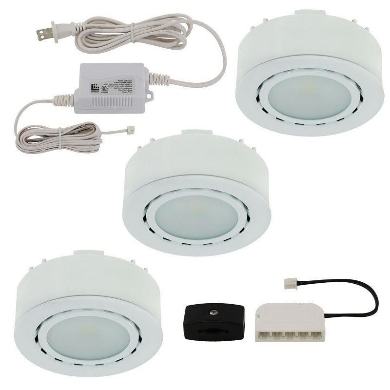 UCP-LED3-WH WHITE 3 PUCK LIGHT