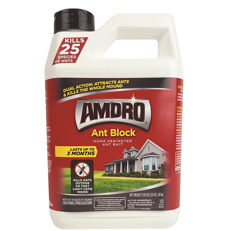 Amdro 100522802 Ant Bait, Granular, 24 oz Bottle