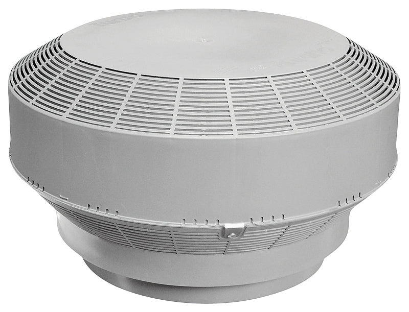 Canplas 6001G Roof Turbine Vent, Polypropylene, Gray