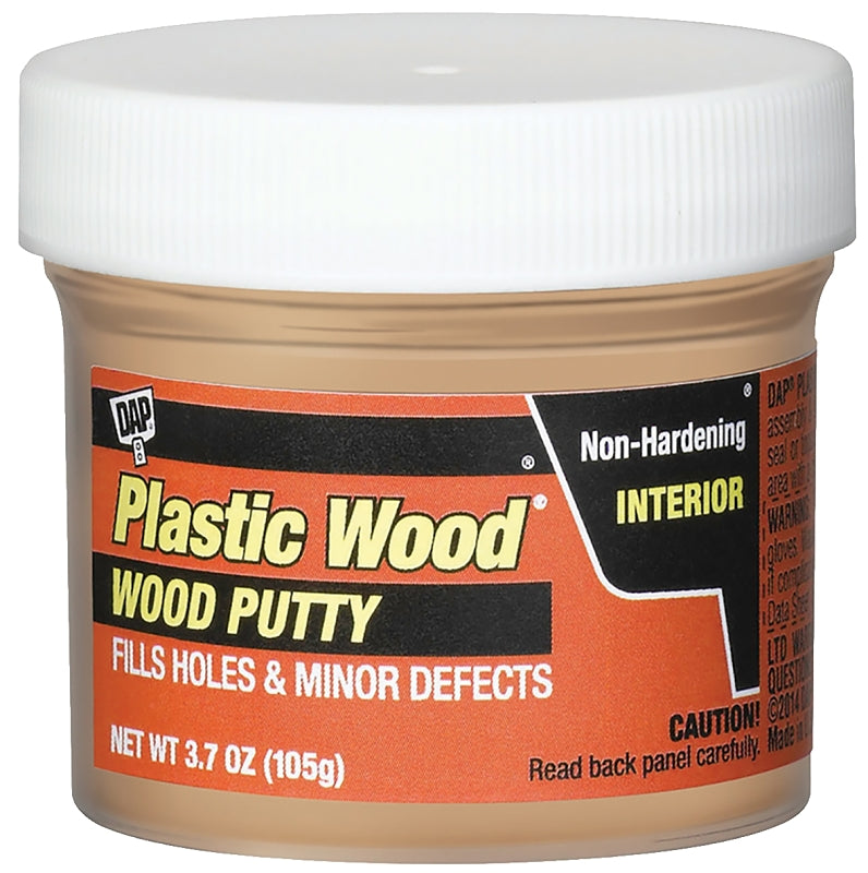 DAP Plastic Wood 21274 Wood Putty, Paste, Mild, Pleasant, Pickled Oak, 3.7 oz