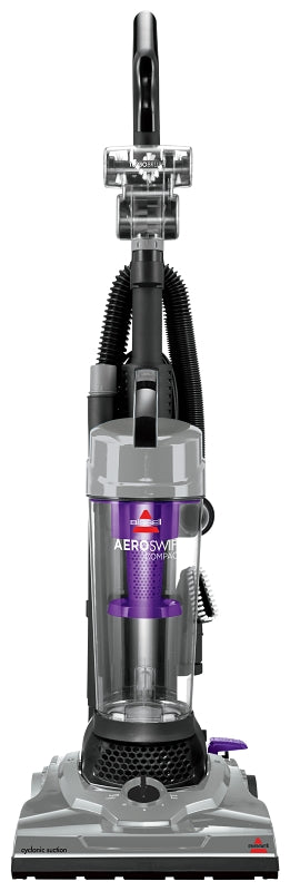 Bissell AeroSwift 1808C Compact Upright Bagless Vacuum, 1-Stage Filter, 23 ft L Cord