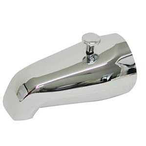 Moen M-Line Series M1440 Diverter Tub Spout, 1/2, 3/4 in Connection, FIP, Chrome Plated