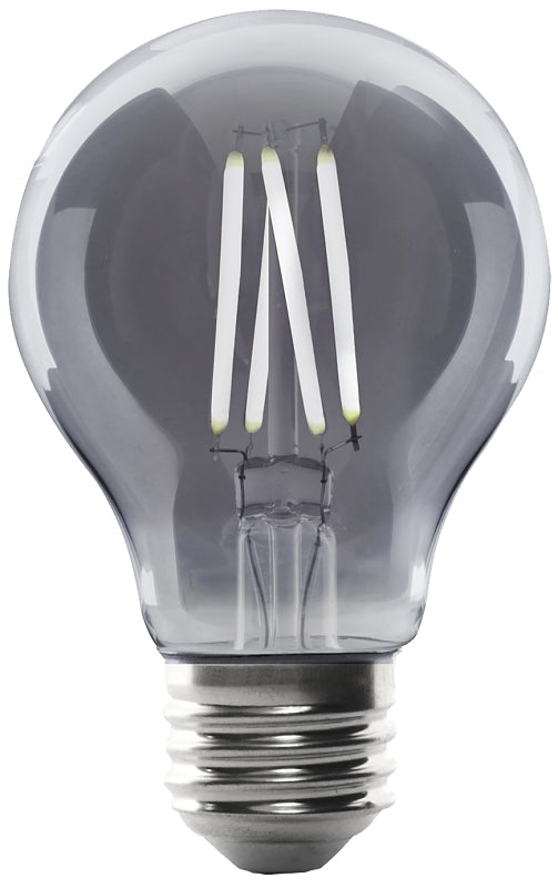 Feit Electric AT19/SMK/VG/LED LED Bulb, Decorative, A19 Lamp, 25 W Equivalent, E26 Lamp Base, Dimmable, Smoke