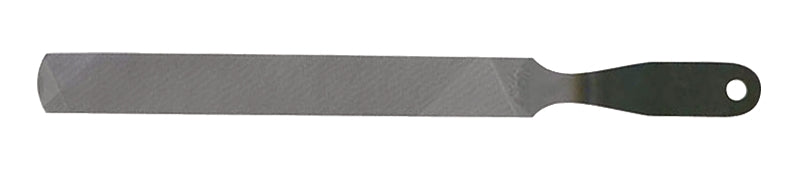 Crescent Nicholson 06706NN File, Flat, Rectangular Profile, American Pattern, Double, Single Cut, 8 in L Blade