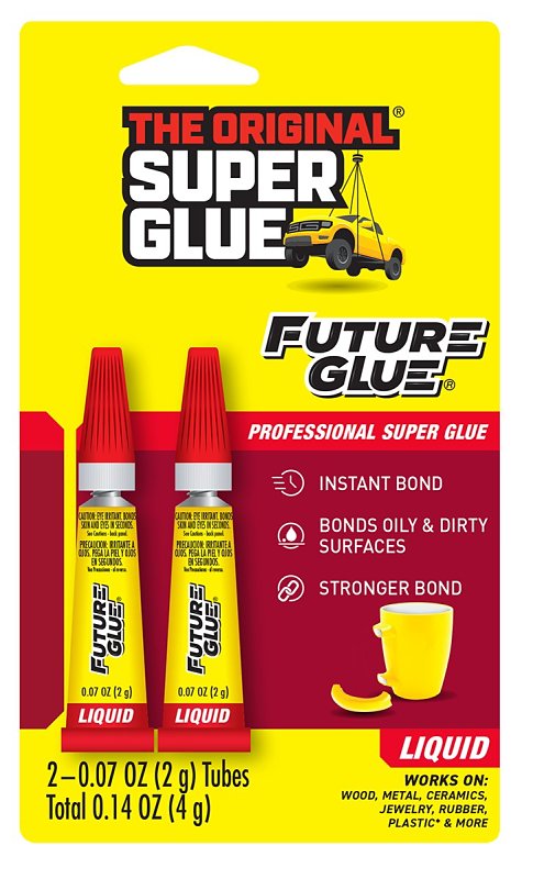 The Original Super Glue 15200 High-Performance Glue, Transparent, 2 g, Tube