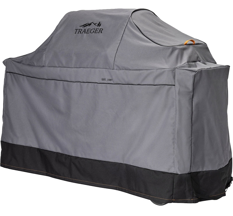 Traeger BAC600 Grill Cover, Vinyl, Gray