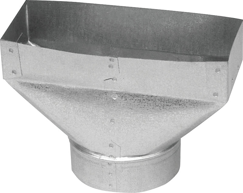 Imperial GV0685-B Universal Boot, 4 in L, 10 in W, 4 in H, Steel, Galvanized