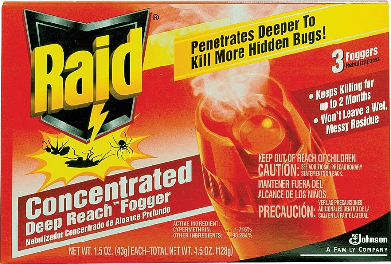 Raid DEEP REACH 77701 Concentrated Fogger, 5000 cu-ft Coverage Area