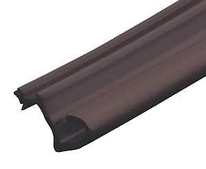 Climaloc Plus CF28414 Door Replacement, 5/8 in W, 84 in L, Aluminum/Vinyl, Brown