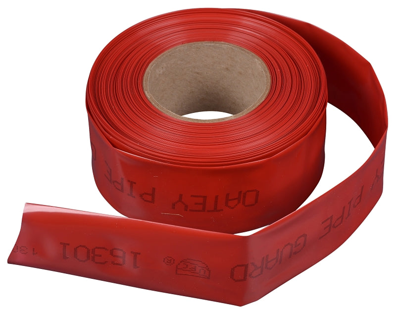 Oatey 38708 Pipe Guard, Polyethylene, Red, Non-Code Installation