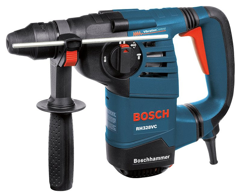 Bosch RH328VC Rotary Hammer, 8 A, SDS-Plus Chuck, 3/4 in Chuck, 4000 bpm, 2.6 ft-lb Impact Energy