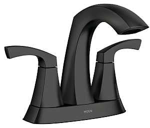 FAUCET BATHROOM 2H MATTE BLACK