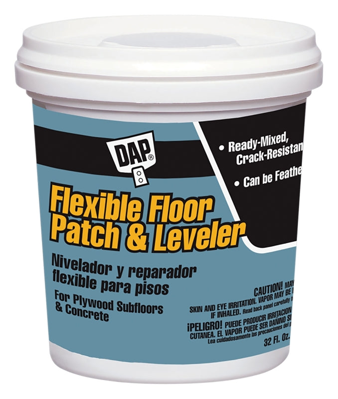 DAP Bondex 59184 Floor Leveler and Patch, Gray, 1 qt Tub