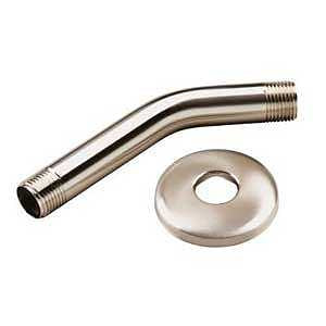 Moen M-Line Series M1701 Shower Arm and Flange, Brass, Brushed Nickel