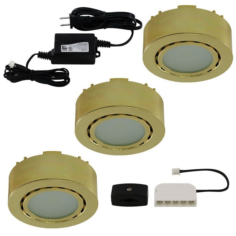 UCP-LED3-PB POLISHED BRASS 3 P