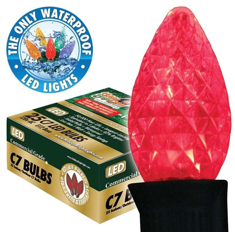 BULB SMD C7 LED RED BX25