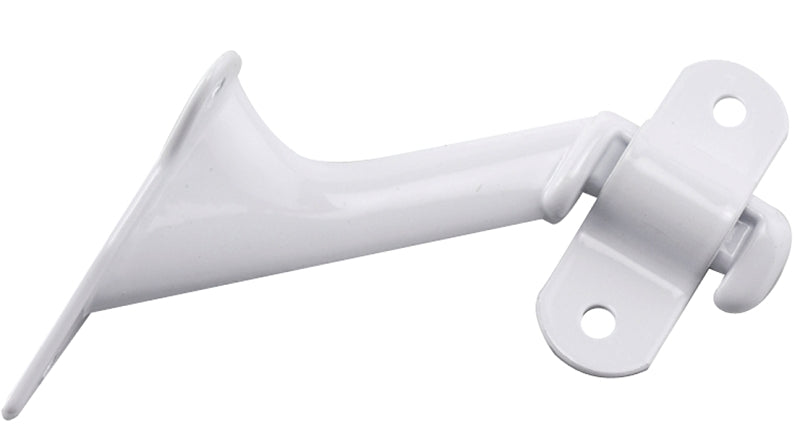 222W-V  WHITE BRACKET HANDRAIL