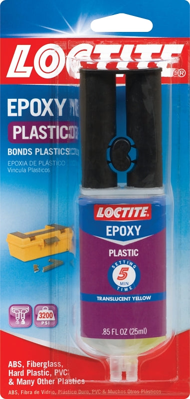 Loctite 1360788 Epoxy Plastic Bonder, Liquid, 25 mL Syringe