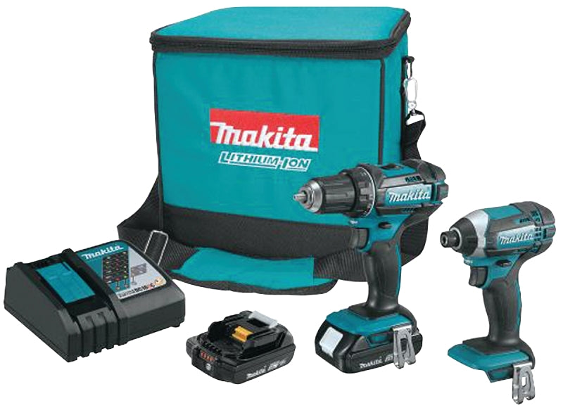 Makita CT225R Combination Kit, Battery Included, 18 V, 2-Tool, Lithium-Ion Battery