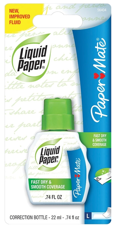 Paper Mate Liquid Paper 56404 Correction Fluid, 0.74 oz