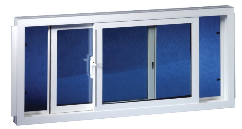 Duo-Corp 3220SLID Basement Window, Glass Glass/Screen, Vinyl Frame