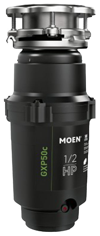 Moen GX PRO Series GXP50C Garbage Disposal, 30.8 oz Grinding Chamber, 1/2 hp Motor, 115 V