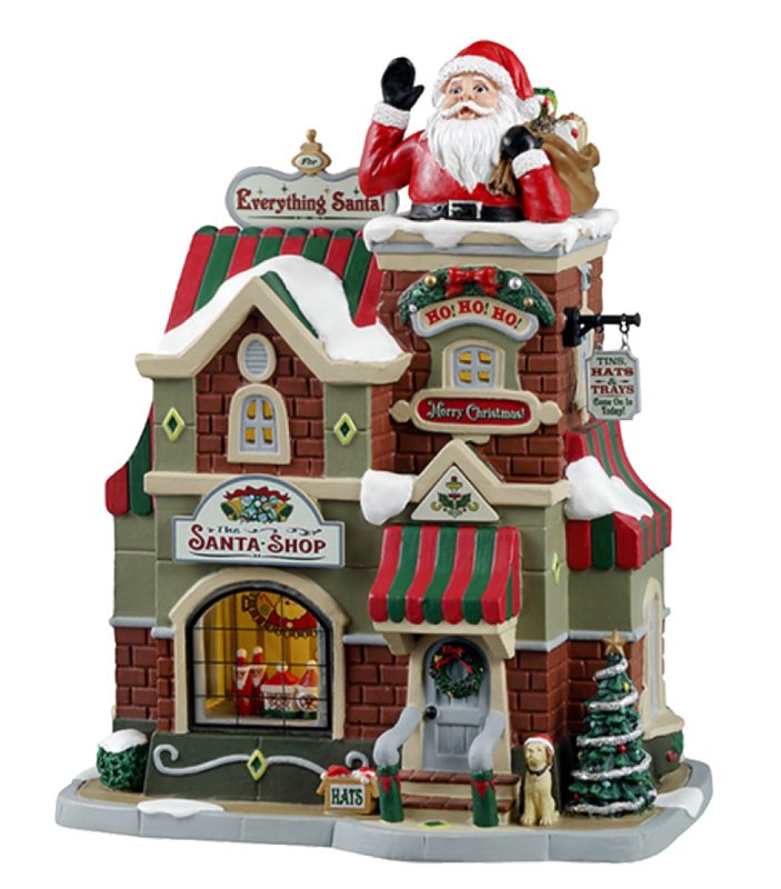 LIC LTD 35039 The Santa Shop, Caddington Village, Porcelain