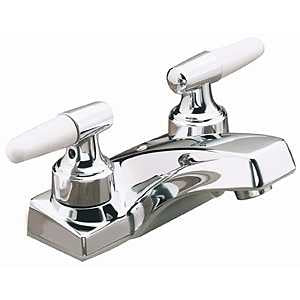 Taymor Fundamentals Series 06-4432 Bathroom Faucet, 1.5 gpm, 2-Faucet Handle, 2-Faucet Hole, Polished Chrome