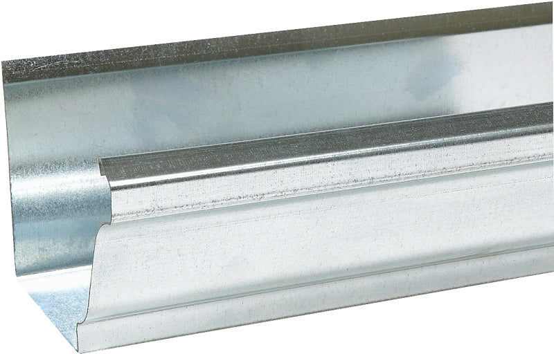 Amerimax 2800700120 Rain Gutter, 10 ft L, 5 in W, 30 Thick Material, Galvanized Steel